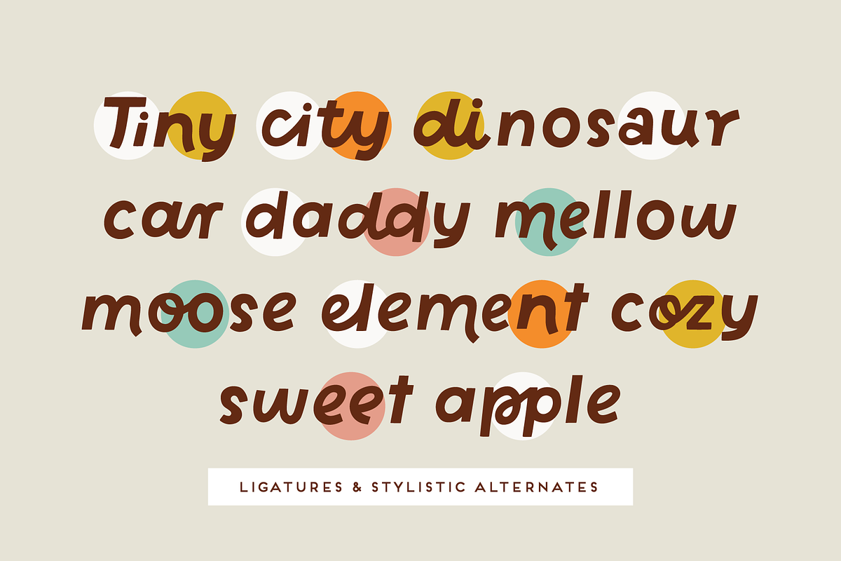 Tiny Titans | Display Font, a Script Font by Point and Poem (Photo 8 of 13)