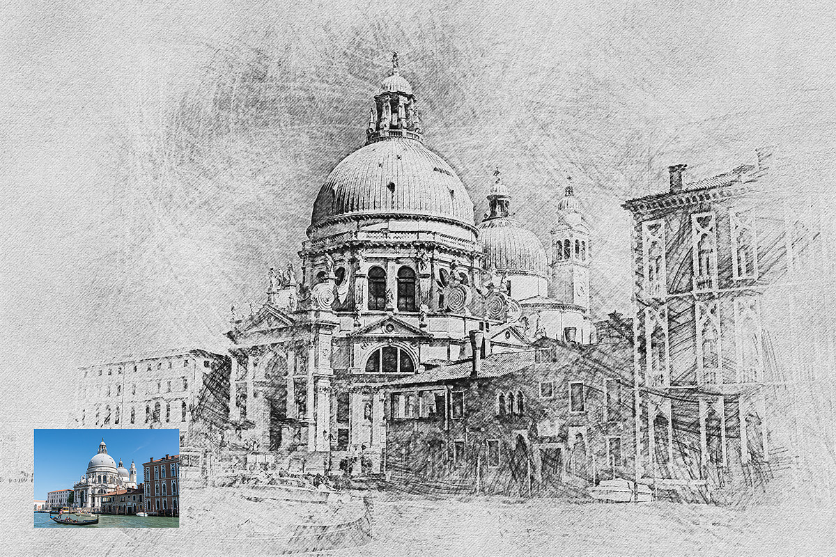 Quick pencil sketch photo effect, an Action Add-On by Shovajit (Photo 4 of 7)