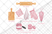 Bakery Clipart, a Food Illustration by greywalnutstudio (Thumbnail 3 of 3)