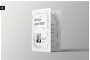 Soft Minimal Funeral Program, a Brochure Template by Neermana (Thumbnail 1 of 4)