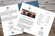 Elegant Funeral Program Template, a Stationery Template by Graphic Template Co (Thumbnail 2 of 3)
