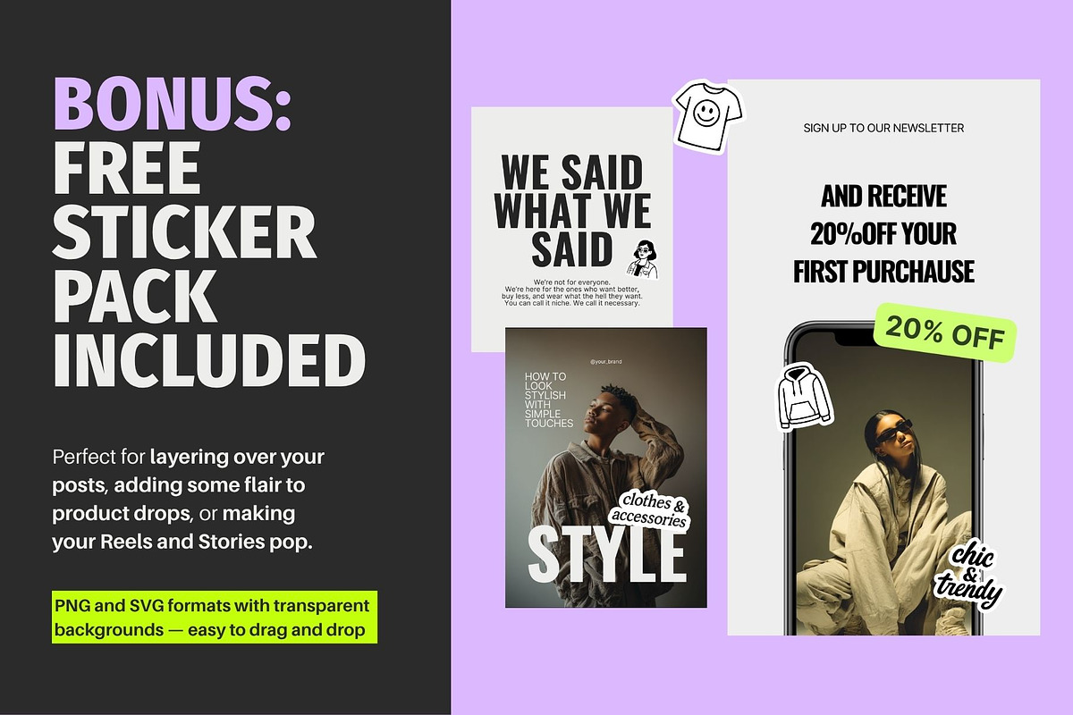 SOCIAL MEDIA TEMPLATES KIT FOR CANVA, a Templates & Theme by Orbit Studio Shop (Photo 3 of 8)