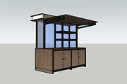 universal booth kiosk real dimention, an Architecture 3D Model by makart25 (Thumbnail 4 of 5)