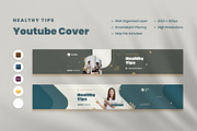 Healthy Tips Youtube Cover, a Social Media Template by Rahardi Creative (Thumbnail 1 of 4)