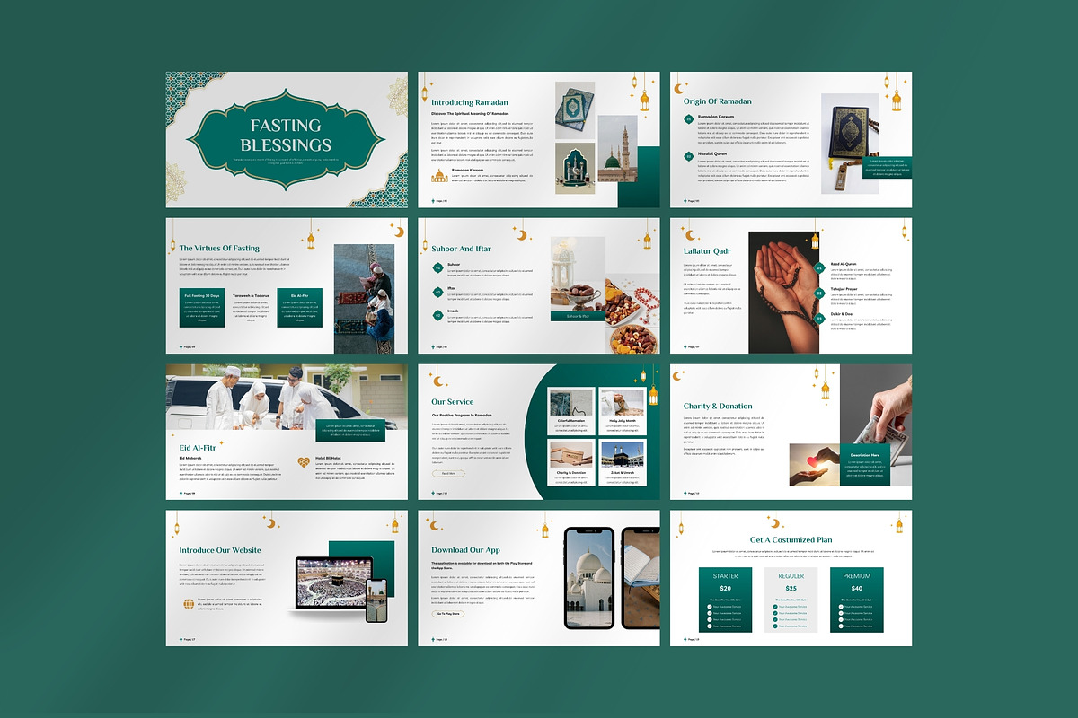 Ramadan Slides, a Presentation Template by FIBRINOSÄ (Photo 2 of 2)