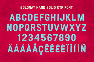 Bolonat Watercolor SVG & OTF Fonts.