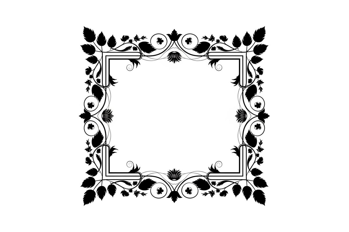 Decorative Nature Frame Silhouette, a Graphic by BIPLOB EXPERT (Photo 11 of 13)