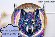 Mandala Wolf 20oz - Pack of 6, an Animal Illustration by Raven&RoseStudio (Thumbnail 4 of 7)