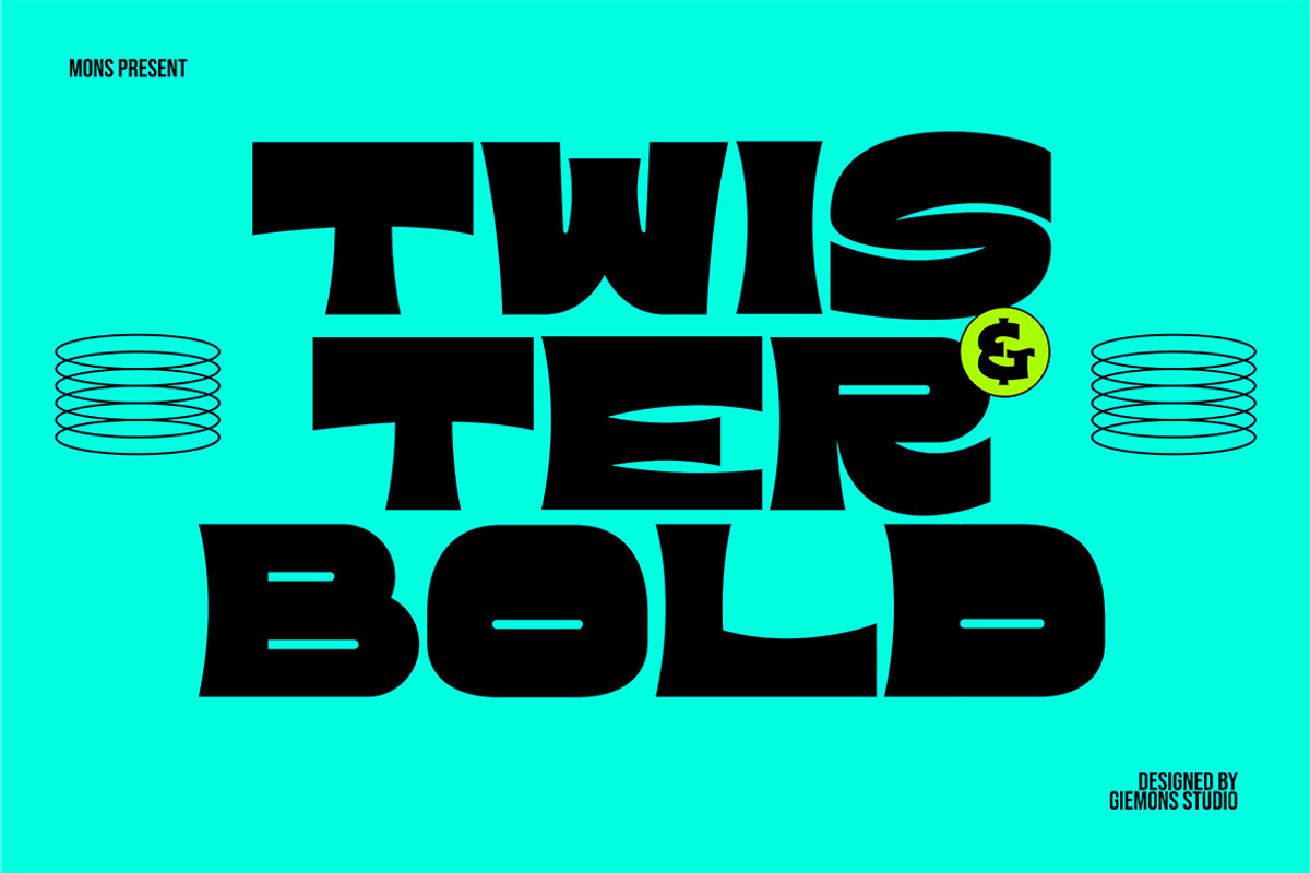 Twister Bold Font, a Serif Font by giemons™ (Photo 1 of 6)