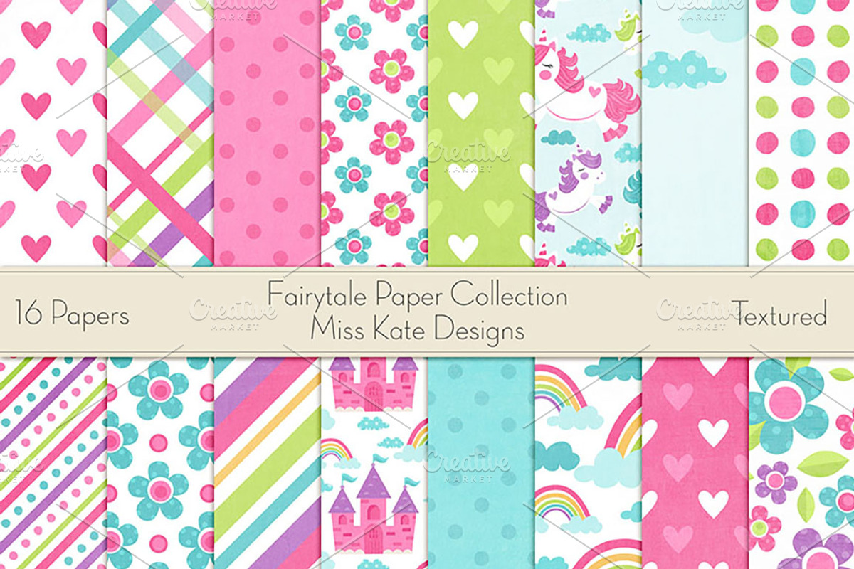 Fairytale Paper Collection, a Pattern Graphic by Miss Kate (Photo 1 of 17)