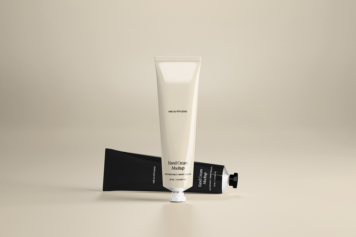 Metallic Cosmetic Tube Mockups, a Packaging Mockup by Wildfield Studio (Photo 12 of 12)