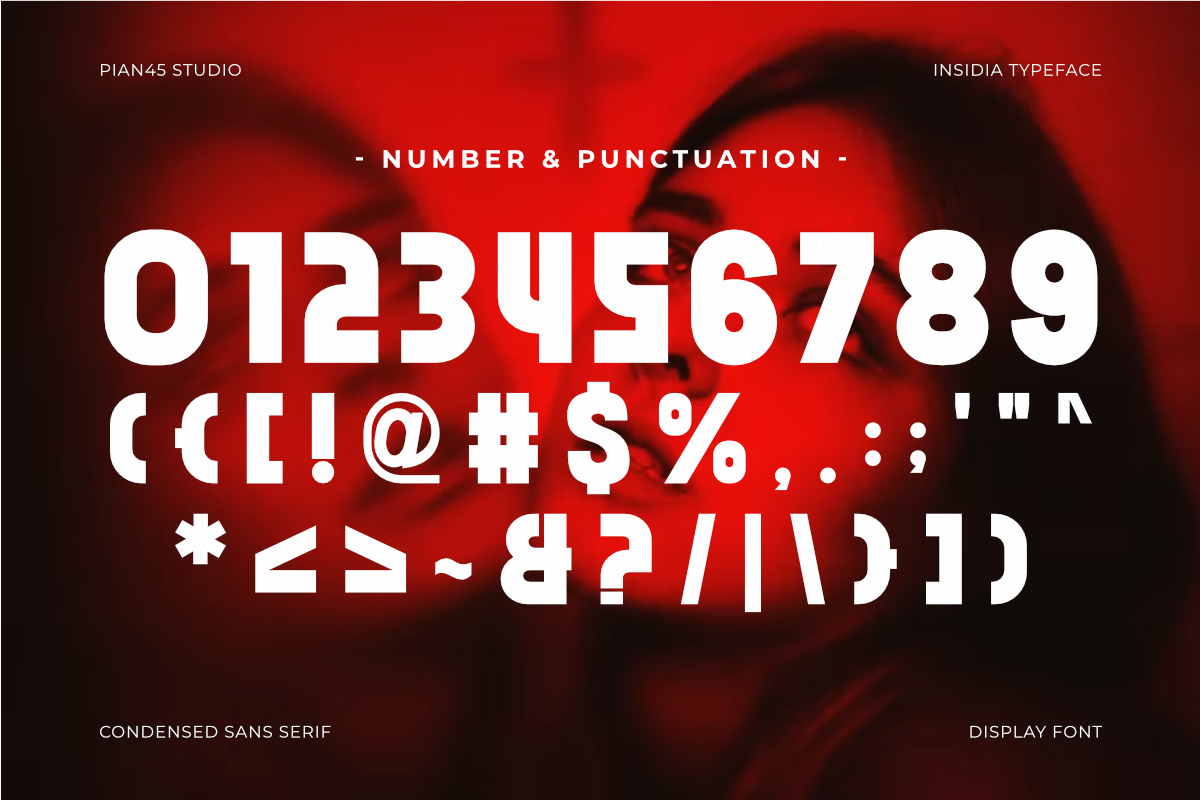 Insidia - Modern Condensed Font, a Sans Serif Font by Pian45 Studio (Photo 7 of 8)