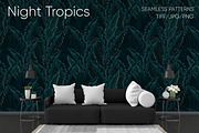 Night Tropics seamless patterns, a Pattern Graphic by ANAKOTO (Thumbnail 17 of 20)