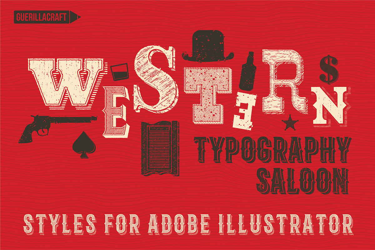 Western Typography Saloon