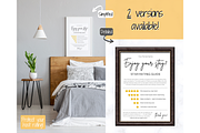 Airbnb Rating Sign, Host Review VRBO, a Poster Template by Templatables (Thumbnail 5 of 9)