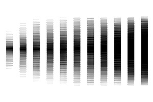 Pixel gradient fade pattern. Digital, an Illustration by winwin.art