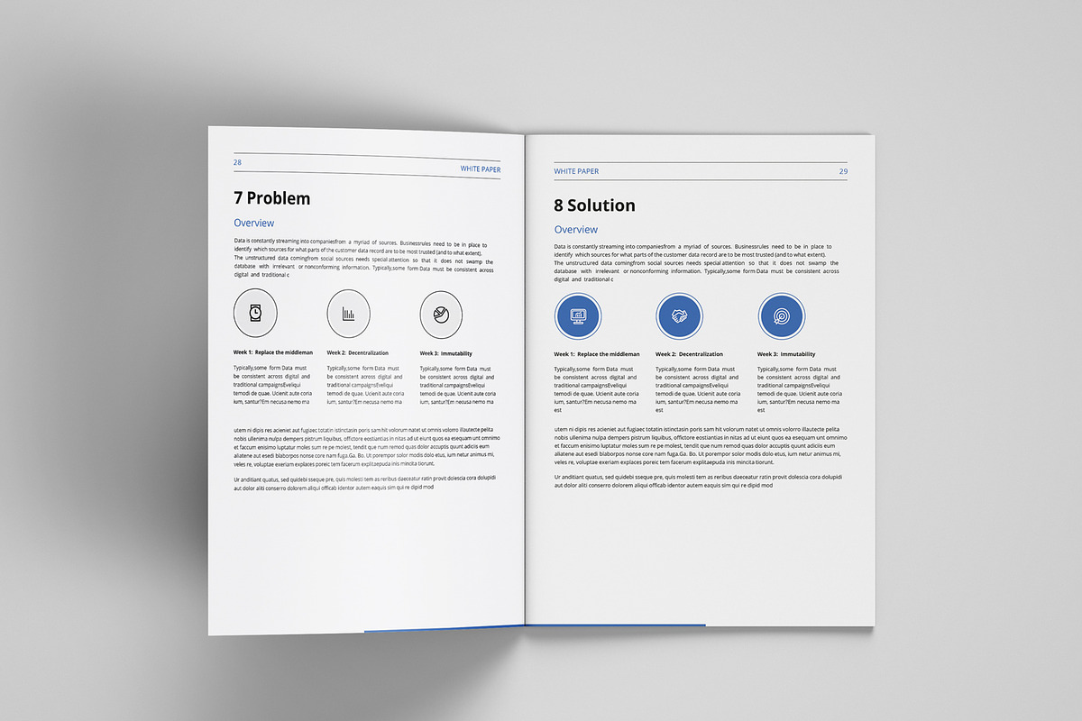 White paper template indesign, a Brochure Template by azadcsstune (Photo 16 of 18)