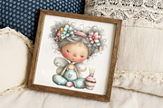 Birthday Fairy Clipart, an Illustration by RobertsArt (Thumbnail 6 of 7)