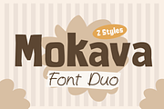 Mokava Font Duo – Irregular Display, a Handwritten Font by Pokal Studio (Thumbnail 1 of 12)