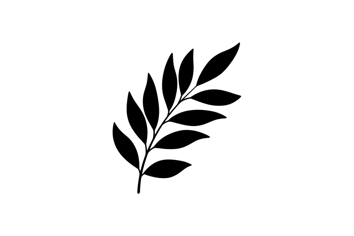 Botanical Leaf Silhouette Bundle, an Illustration by yasushie (Photo 9 of 51)