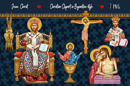 Jesus Christ illustration bundle