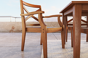 Teak Wood Dining - Full Set, a 3D by ShedLabs (Thumbnail 2 of 3)