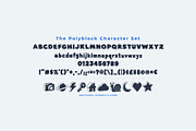 Polyblock Geometric Block Font, a Sans Serif Font by Graphic Spirit (Thumbnail 2 of 8)