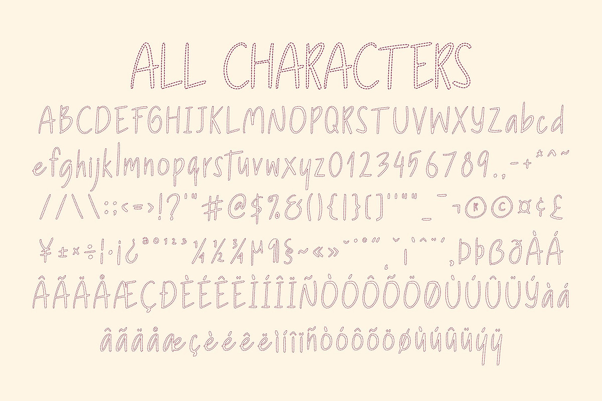 CS Agenda Dashed, a Handwritten Font by Craft Supply Co. (Photo 8 of 8)