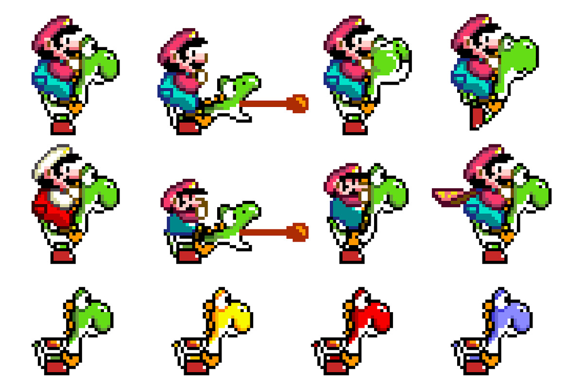 Super Mario World Yoshi, an Object Illustration by MarkoBabii