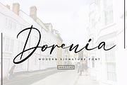 Dorenia Signature Font, a Script Font by Indotitas (Thumbnail 1 of 6)