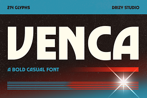 Venca – Bold Casual Font