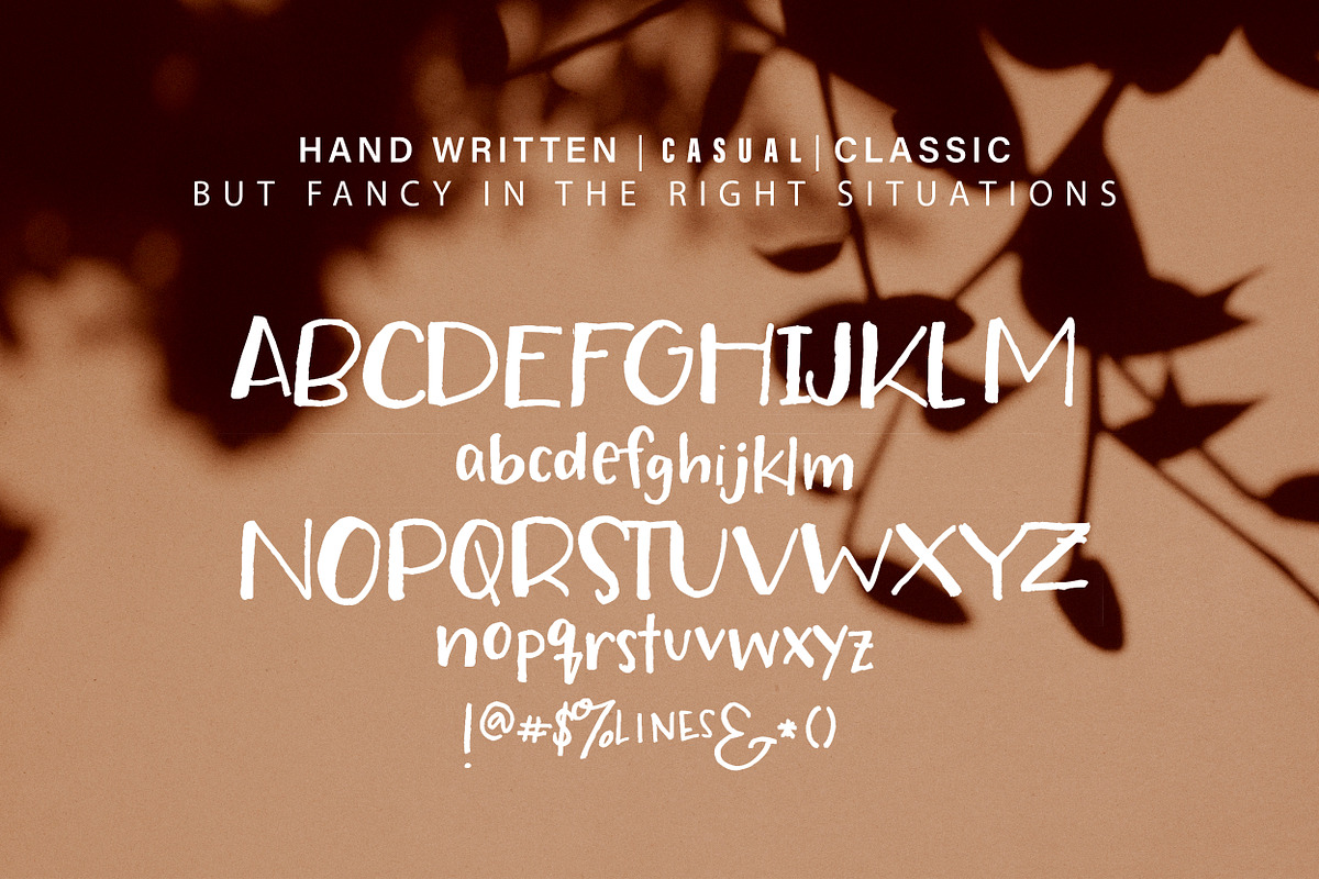 Swift French Marker Font + Squiggles preview 2