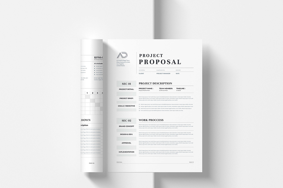 Proposal | MS Word & Indesign, a Stationery Template by design_hut (Photo 6 of 7)