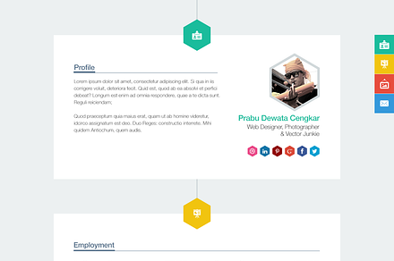 Polystring - Creative One-Page PSD