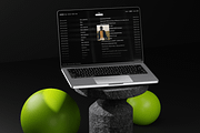 MacBook Pro 14 Mockups Vol.01 Bundle, a Mac Mockup by Craftwork (Thumbnail 2 of 10)
