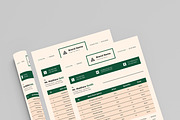 Invoice Design Layout, a Stationery Template by MightyDesign (Thumbnail 4 of 8)