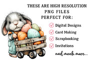 Whimsical Easter Bunny Clipart, an Illustration by OK Design (Thumbnail 5 of 6)