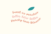LOVE PEACH LOVELY DUO FONT, a Font by Kanink Studio (Thumbnail 3 of 9)