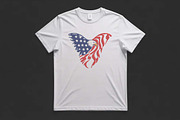 USA Flag Eagle Wing Embroidery File, an Illustration by Purpose Ekbal (Thumbnail 2 of 3)
