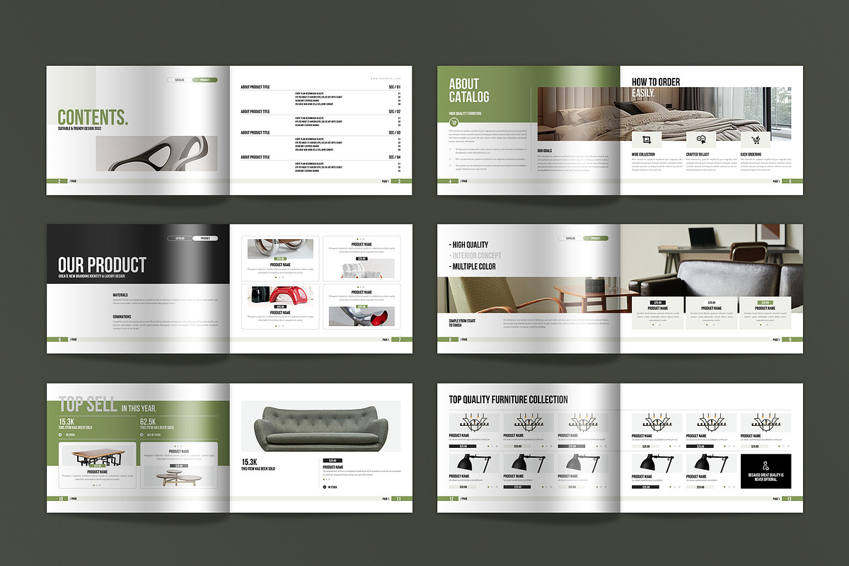 Product Catalog Template Landscape, a Brochure Template by Spark_Creative (Photo 11 of 12)