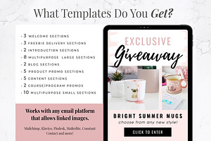 Email Marketing Template Canva Set