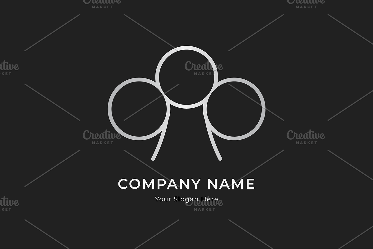 Triple Leaf Clover Logo Template, a Branding & Logo Template by IndraSign (Photo 2 of 2)