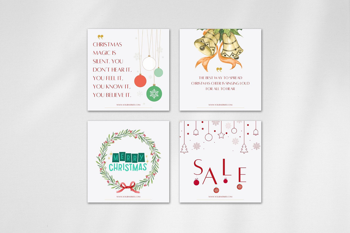 Christmas Instagram Template, a Social Media Template by CreativeTempHub (Photo 4 of 7)