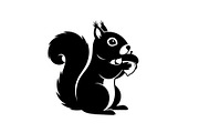 Black Squirrel Vector Icon Bundle, an Illustration by jahid234 (Thumbnail 43 of 51)