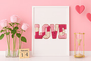 LOVE Yarn Crochet Png, Valentine Png, an Illustration by Canvas Craft (Thumbnail 5 of 7)