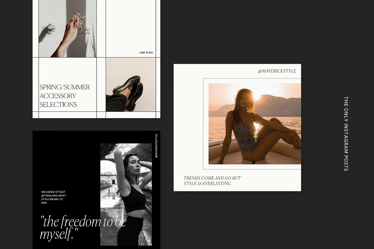 The Only Canva Instagram Bundle, a Social Media Template by ALunadoki Design (Photo 3 of 8)