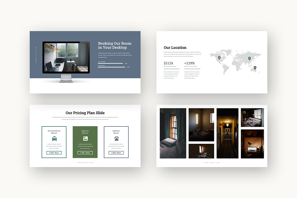 Advr : Hostel Deck Google Slides, a Presentation Template by Punkl Camp (Photo 8 of 16)