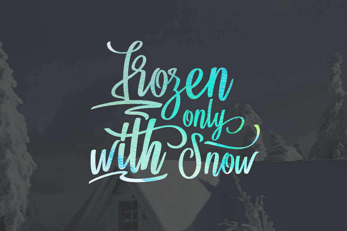 BrushWork TypeFace preview 5