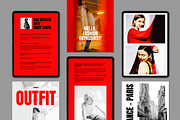 Red Bold Magazine Fashion E-Magazine, a Templates & Theme by graphicook (Thumbnail 3 of 5)