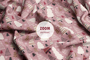 Green & Burgundy Christmas Patterns, a Pattern Graphic by DrawStudio1988 (Thumbnail 7 of 10)